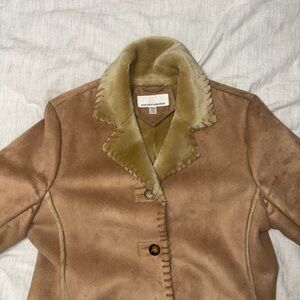 Jones New York Tan Teddy Jacket